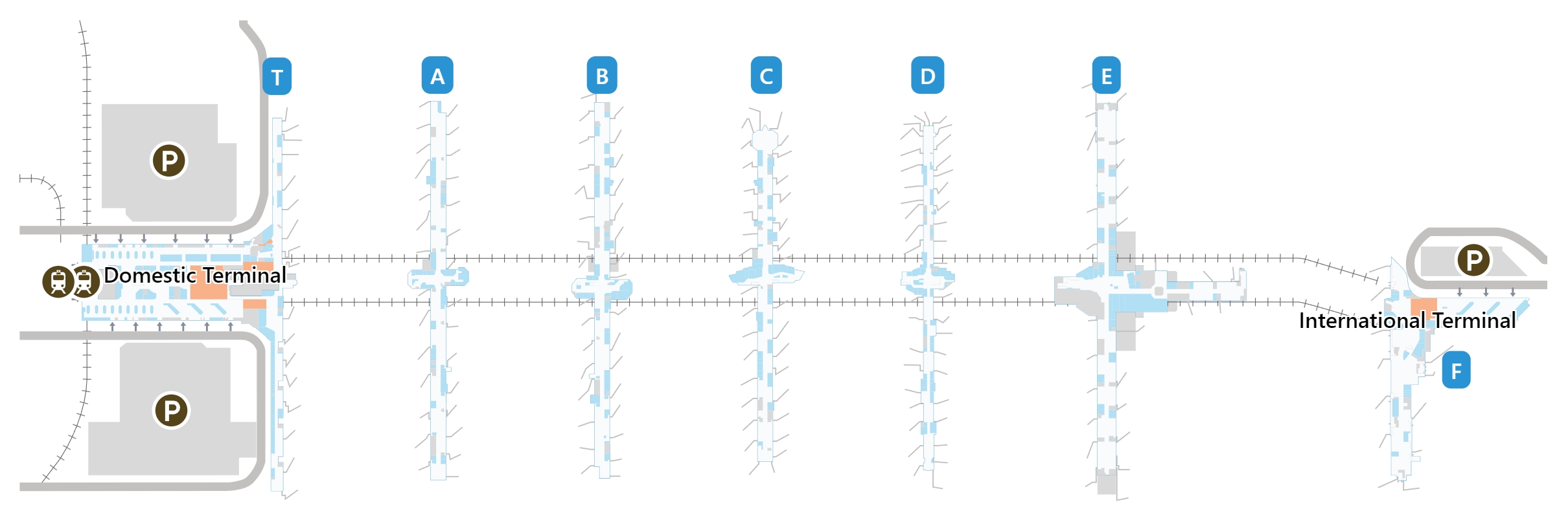 Atlanta Airport Terminal Map